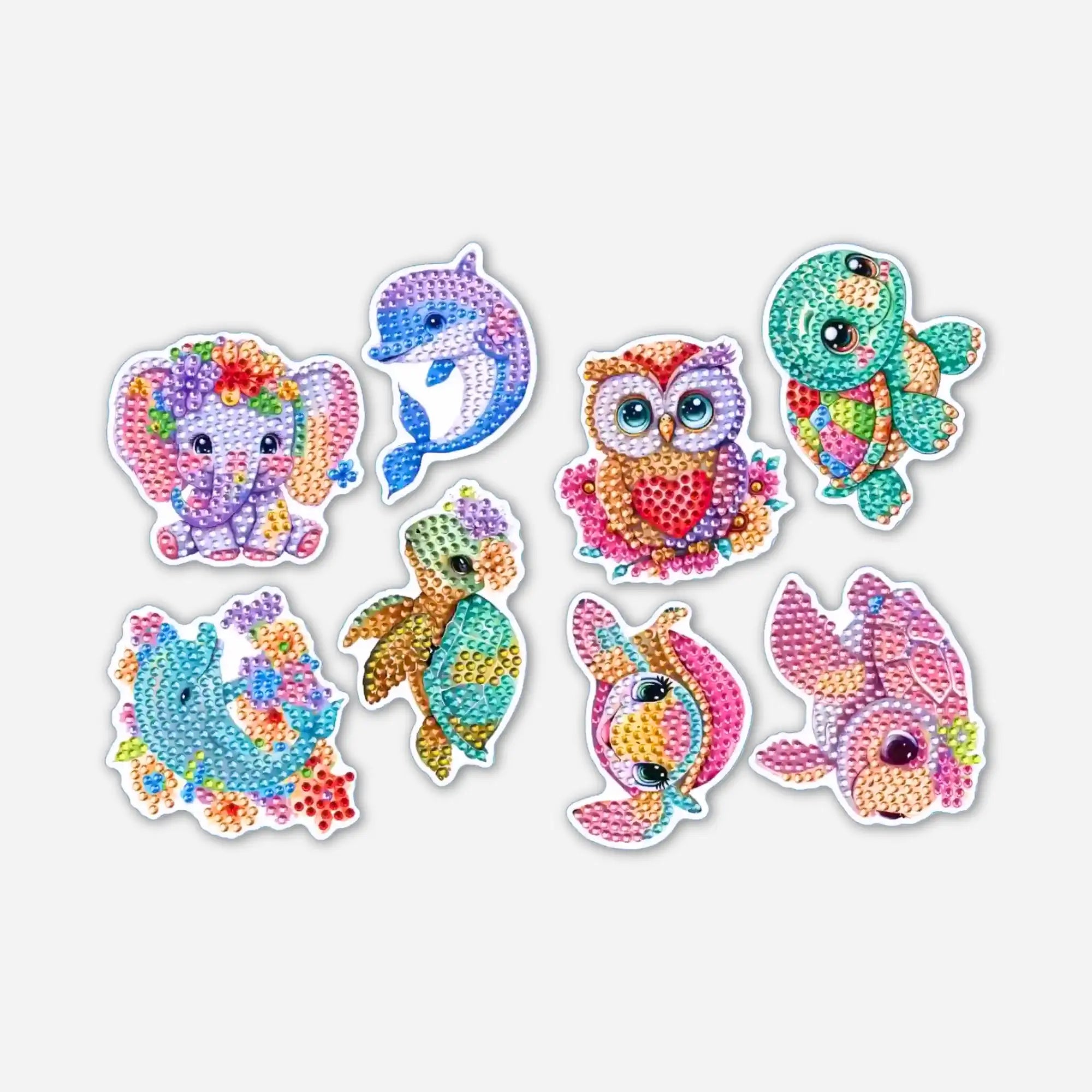 Diamond Painting Stickers - Cute Little Animals