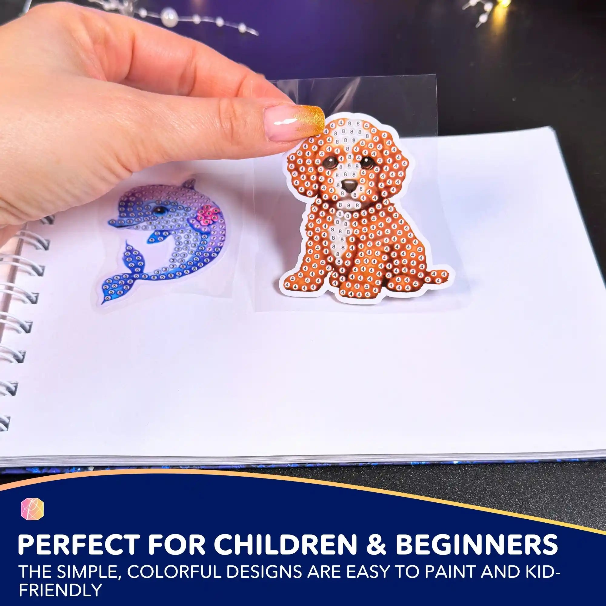 Diamond Painting Stickers - Dogs