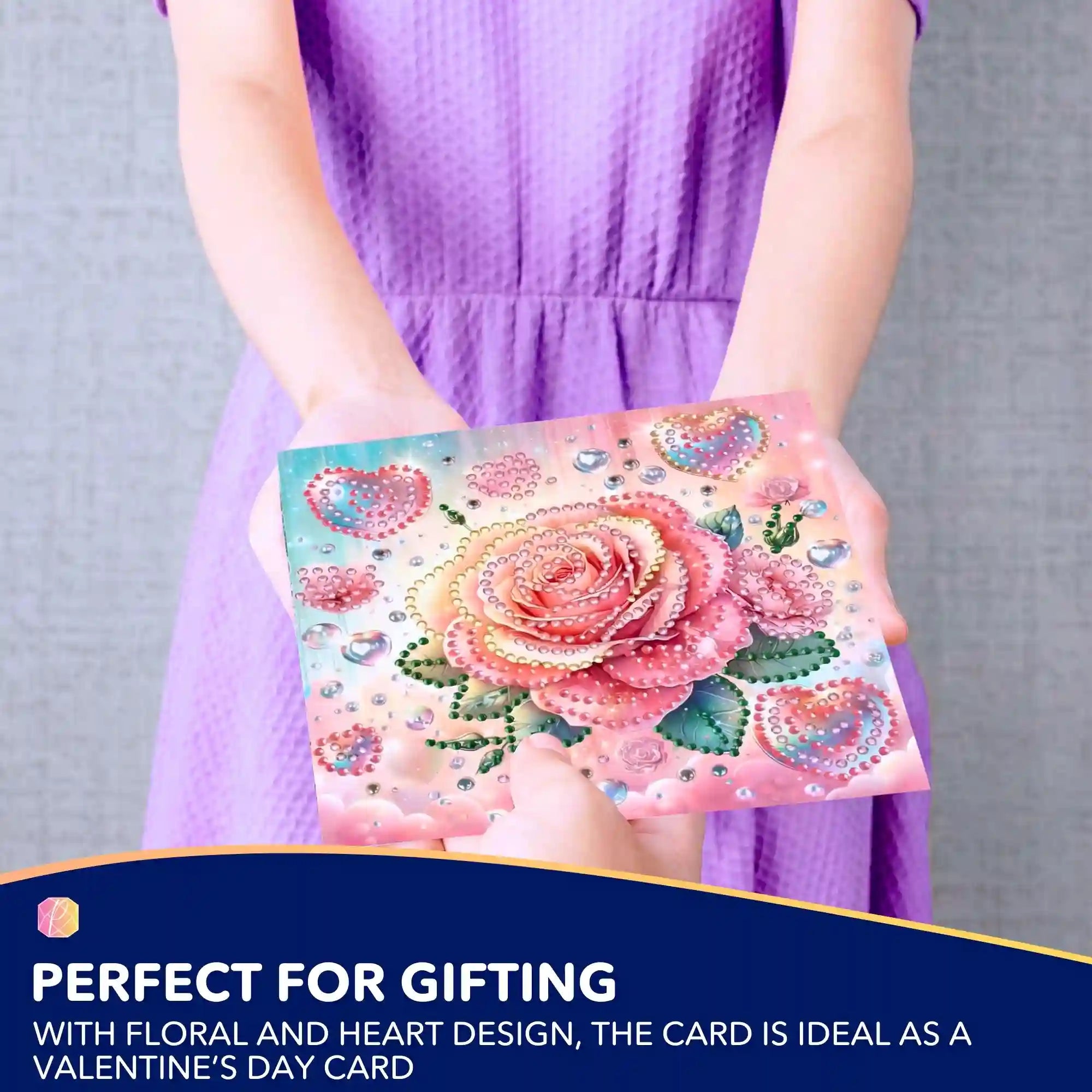 Diamond Painting Gift Card – Rose