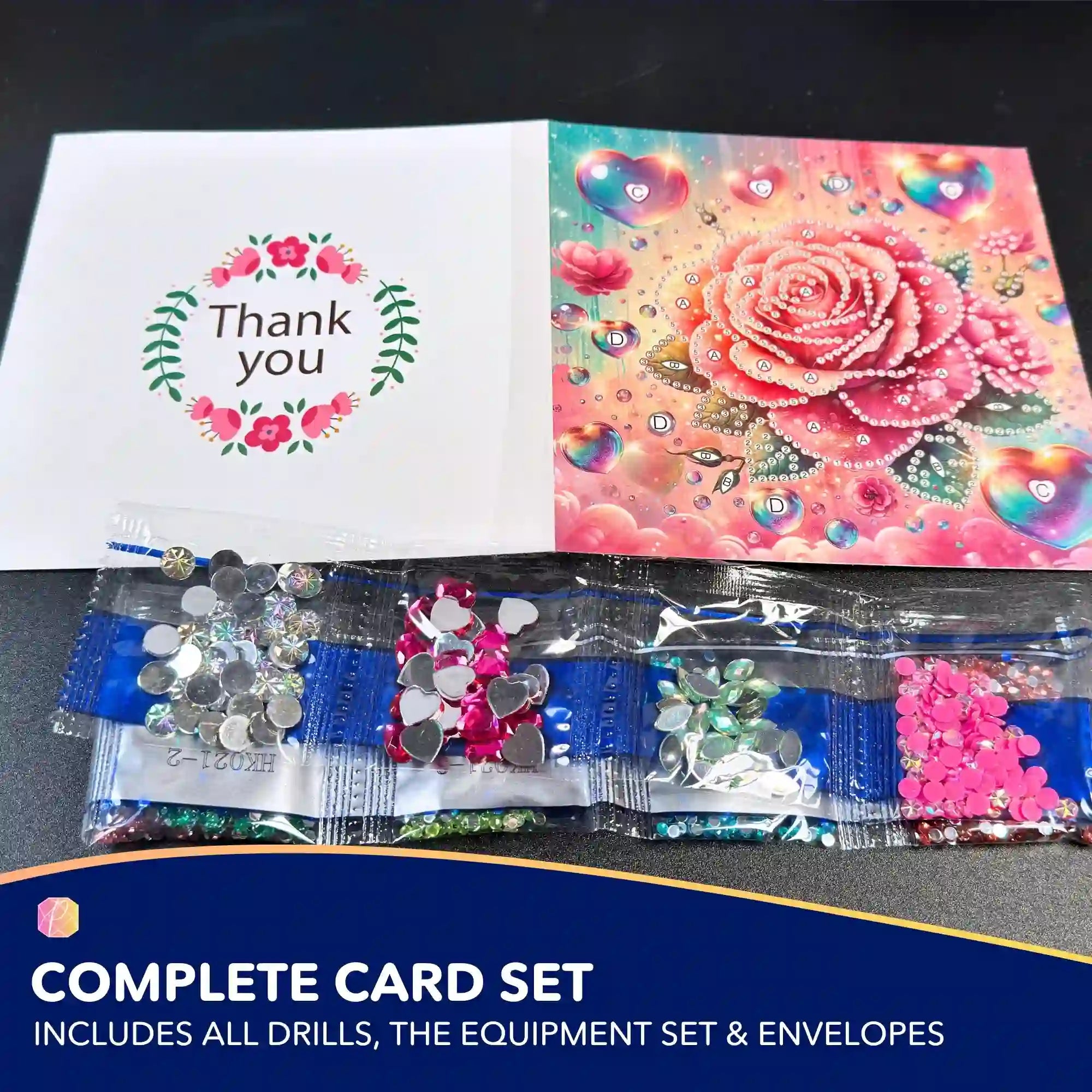 Diamond Painting Gift Card – Rose