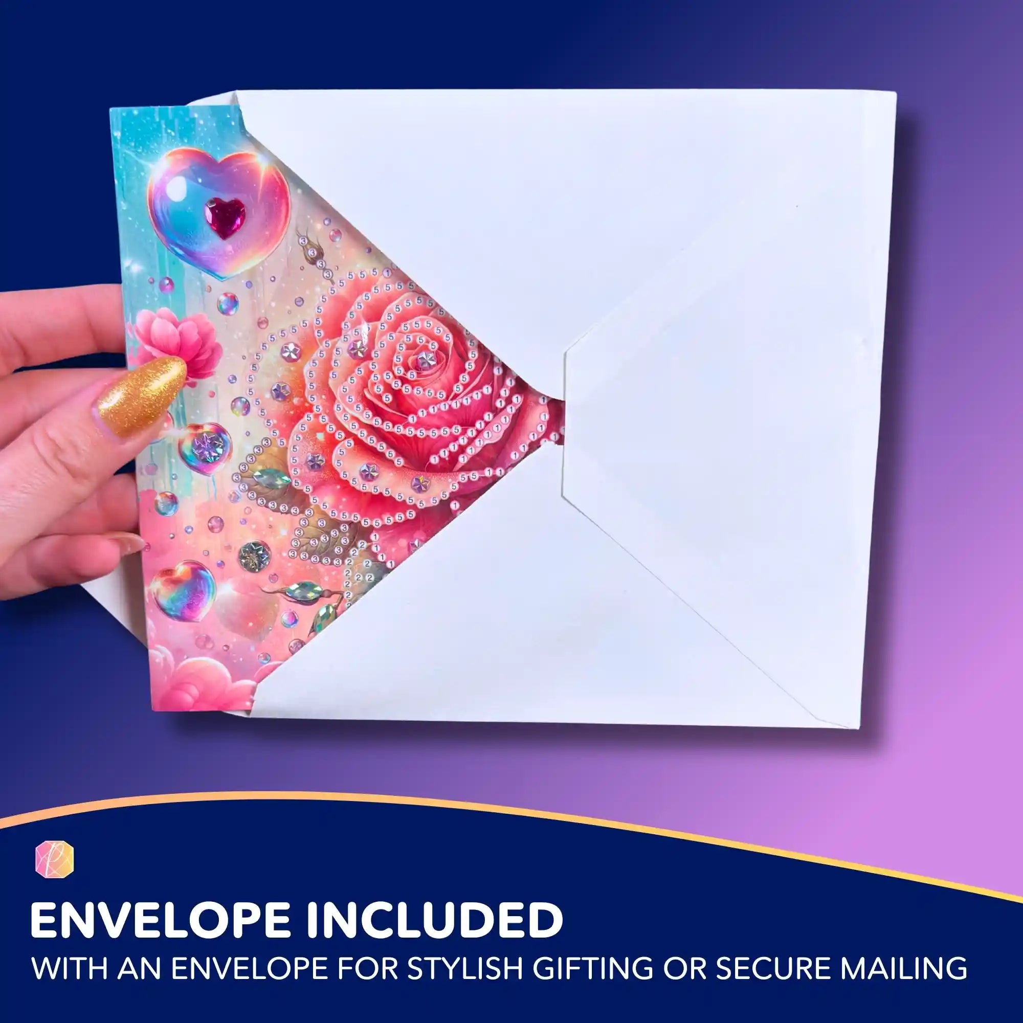 Diamond Painting Gift Card – Rose