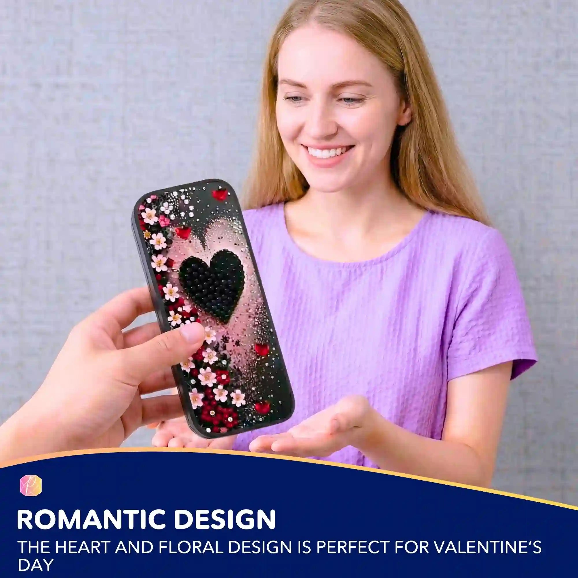 Diamond Painting Glasses Case – Heart