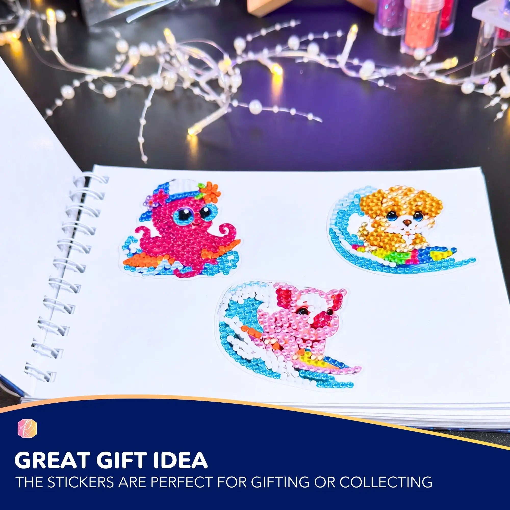 Diamond Painting Stickers - Little Surfers