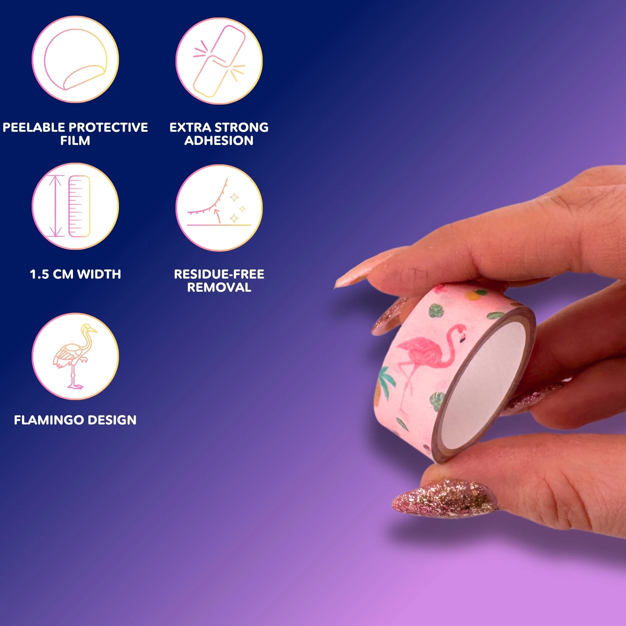 Diamond Painting Adhesive Tape - Flamingo