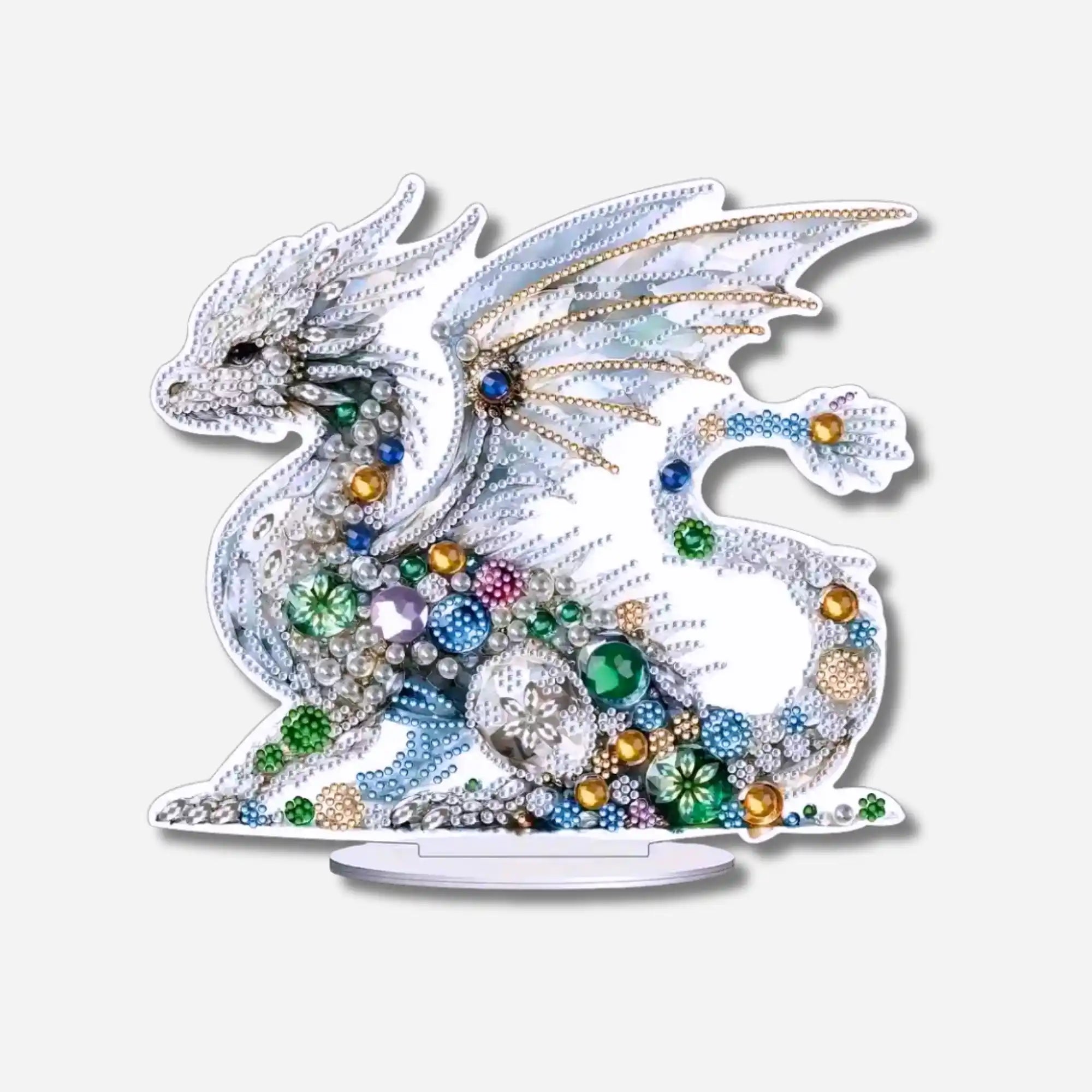 Diamond Painting Stand – White Dragon