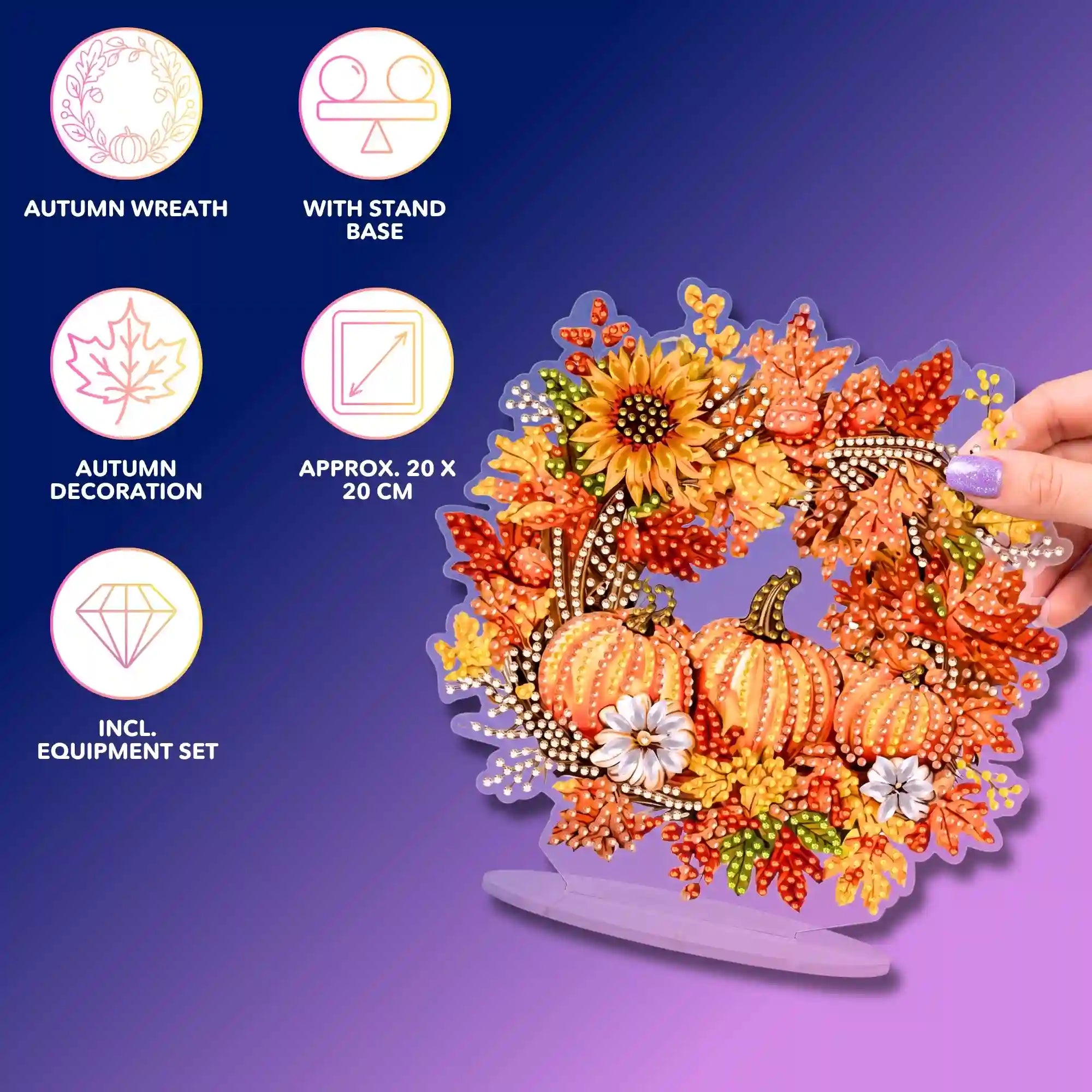 Diamond Painting – Autumn Wreath Display Stand