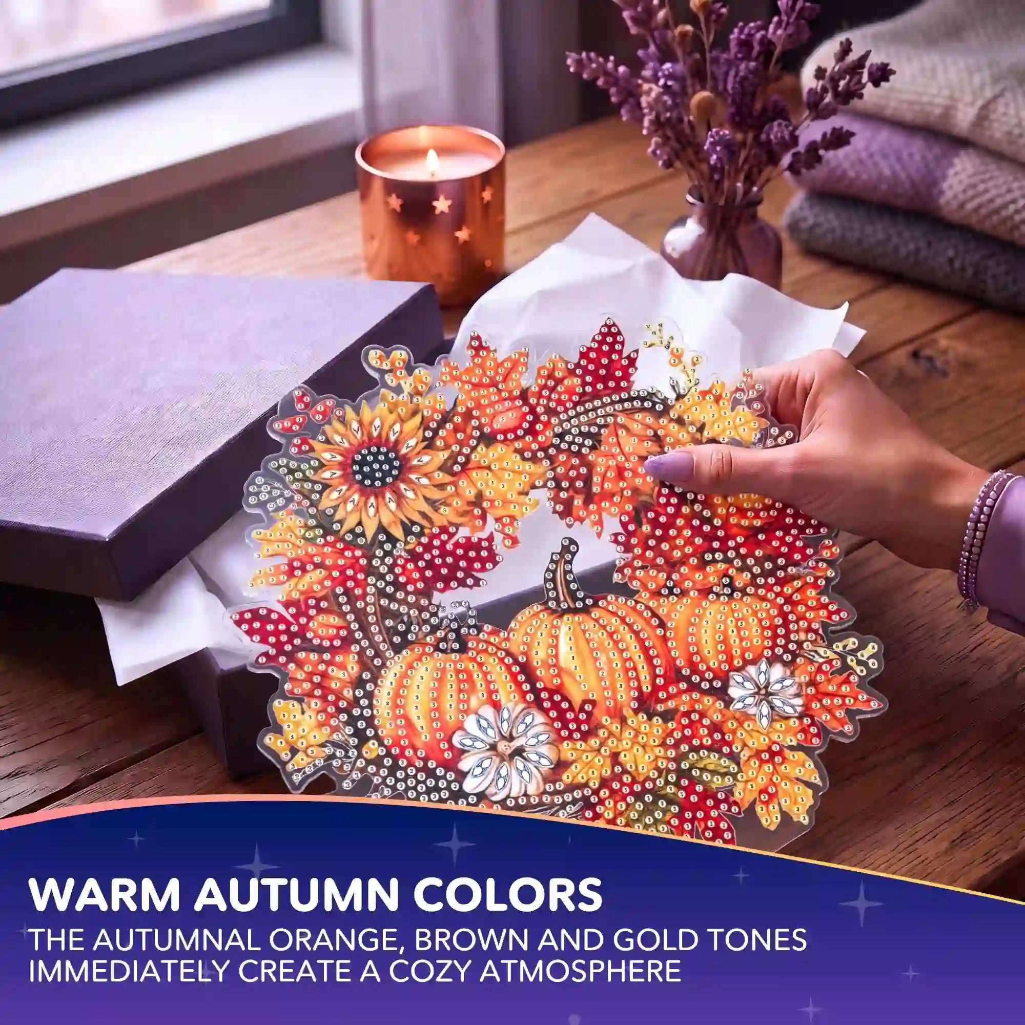 Diamond Painting – Autumn Wreath Display Stand
