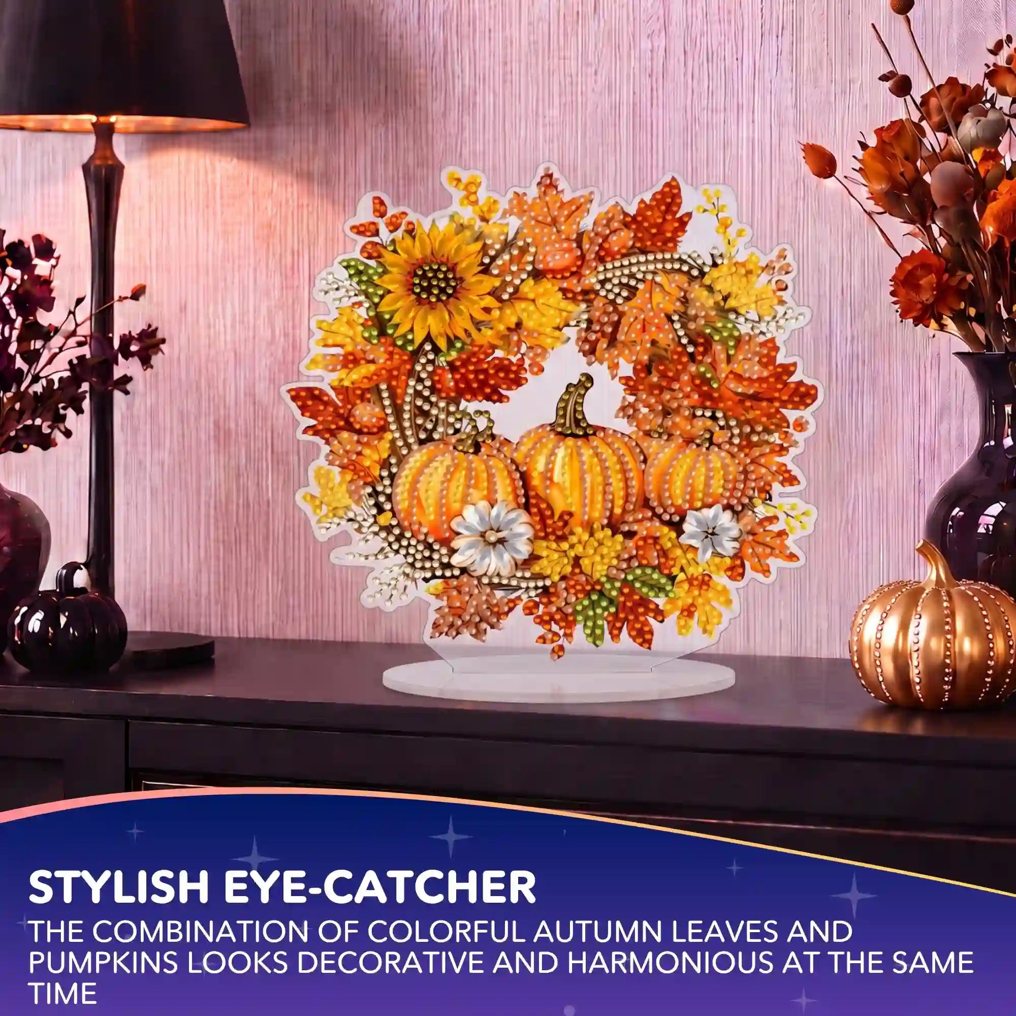 Diamond Painting – Autumn Wreath Display Stand