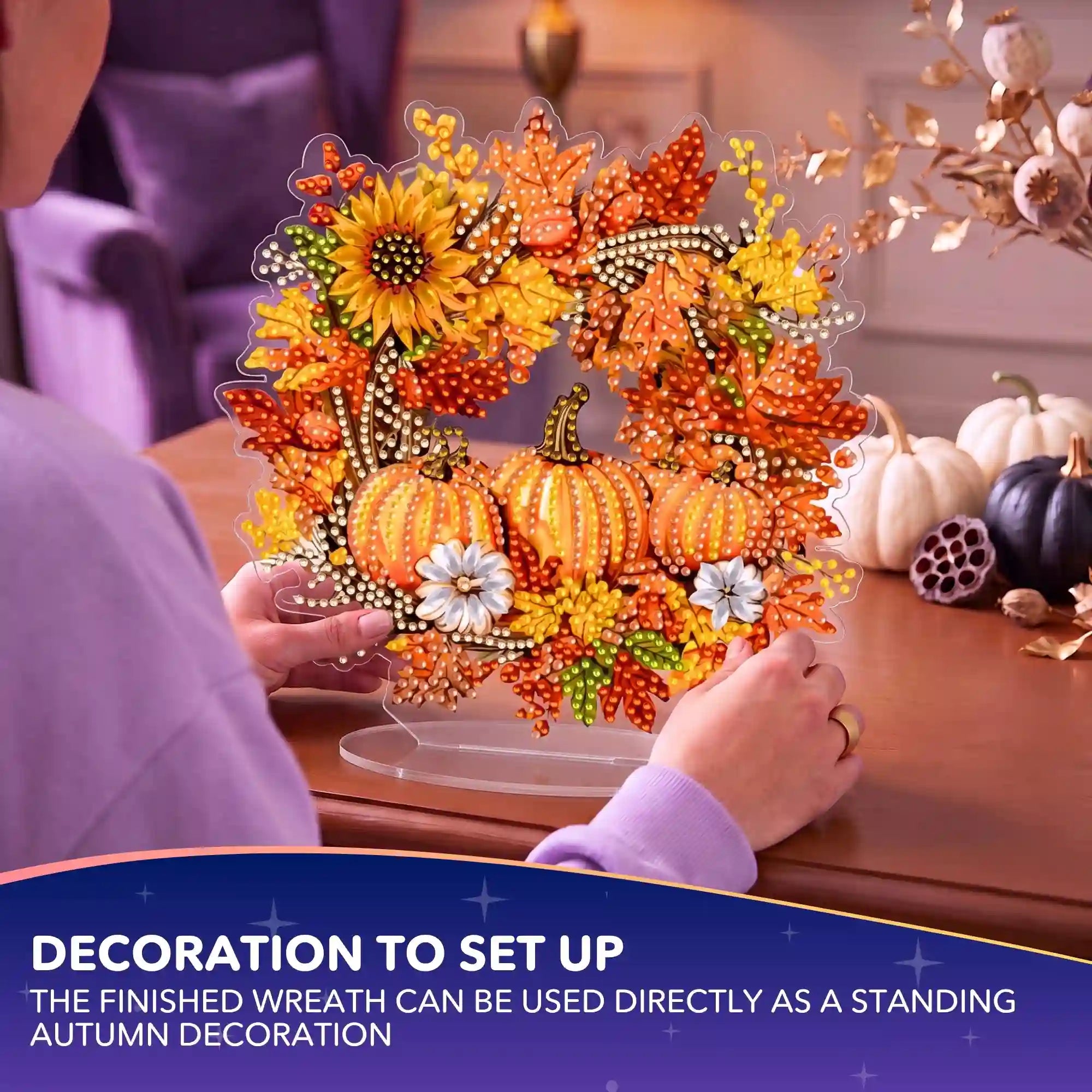 Diamond Painting – Autumn Wreath Display Stand