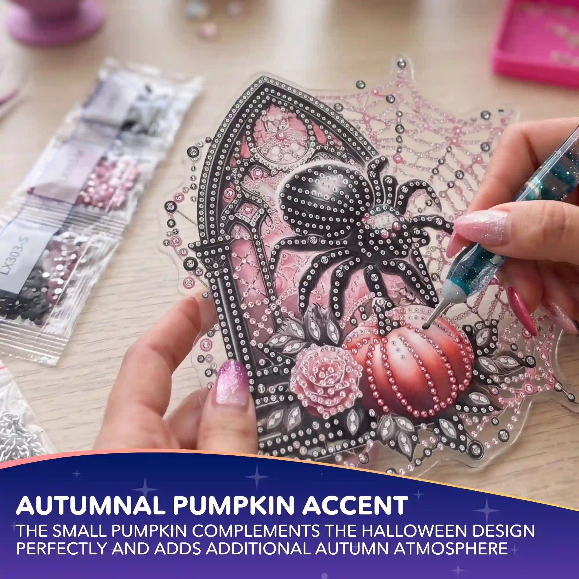 Diamond Painting Spider Hanger - Halloween