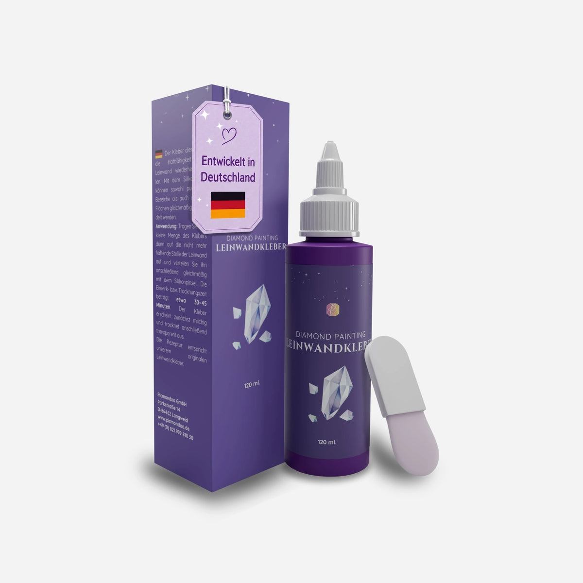 Diamond Painting Canvas Glue