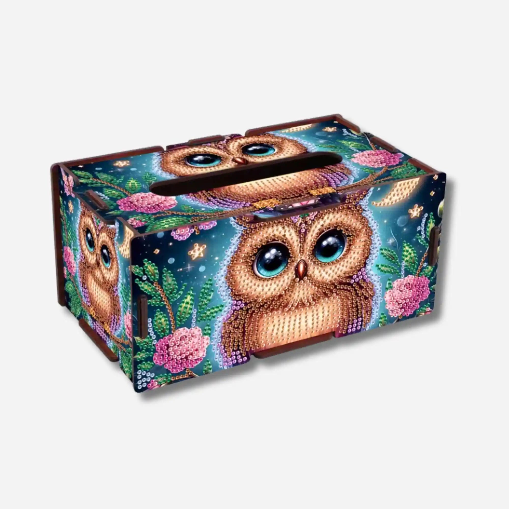 Diamond Painting – Tissue Box Owl