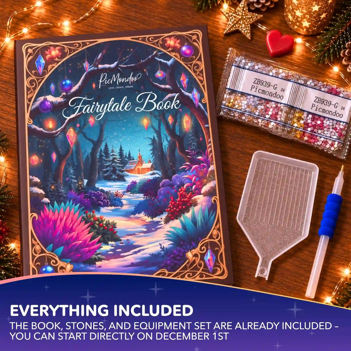 Diamond Painting Fairytale Book for Adults