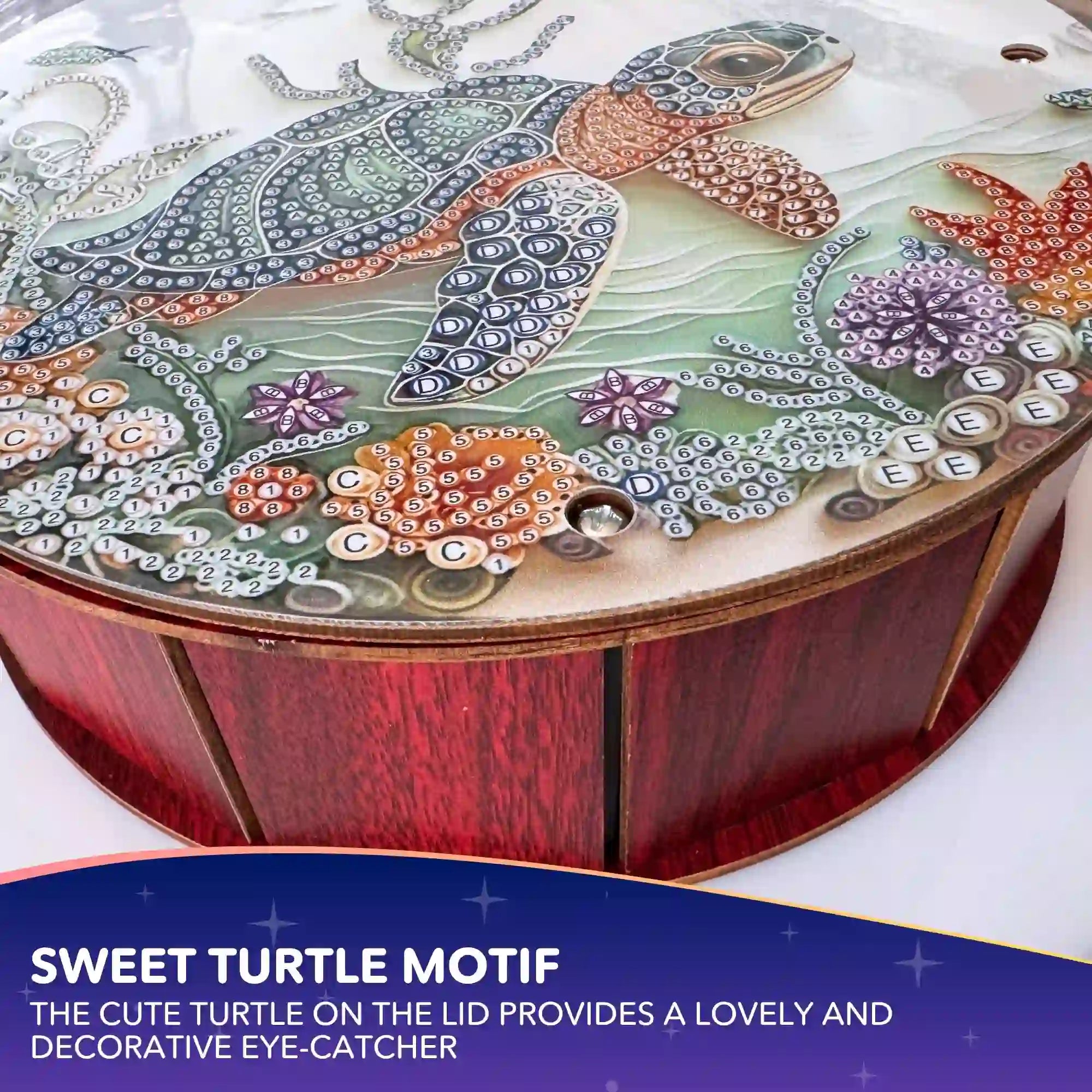 Diamond Painting Storage Box Turtle