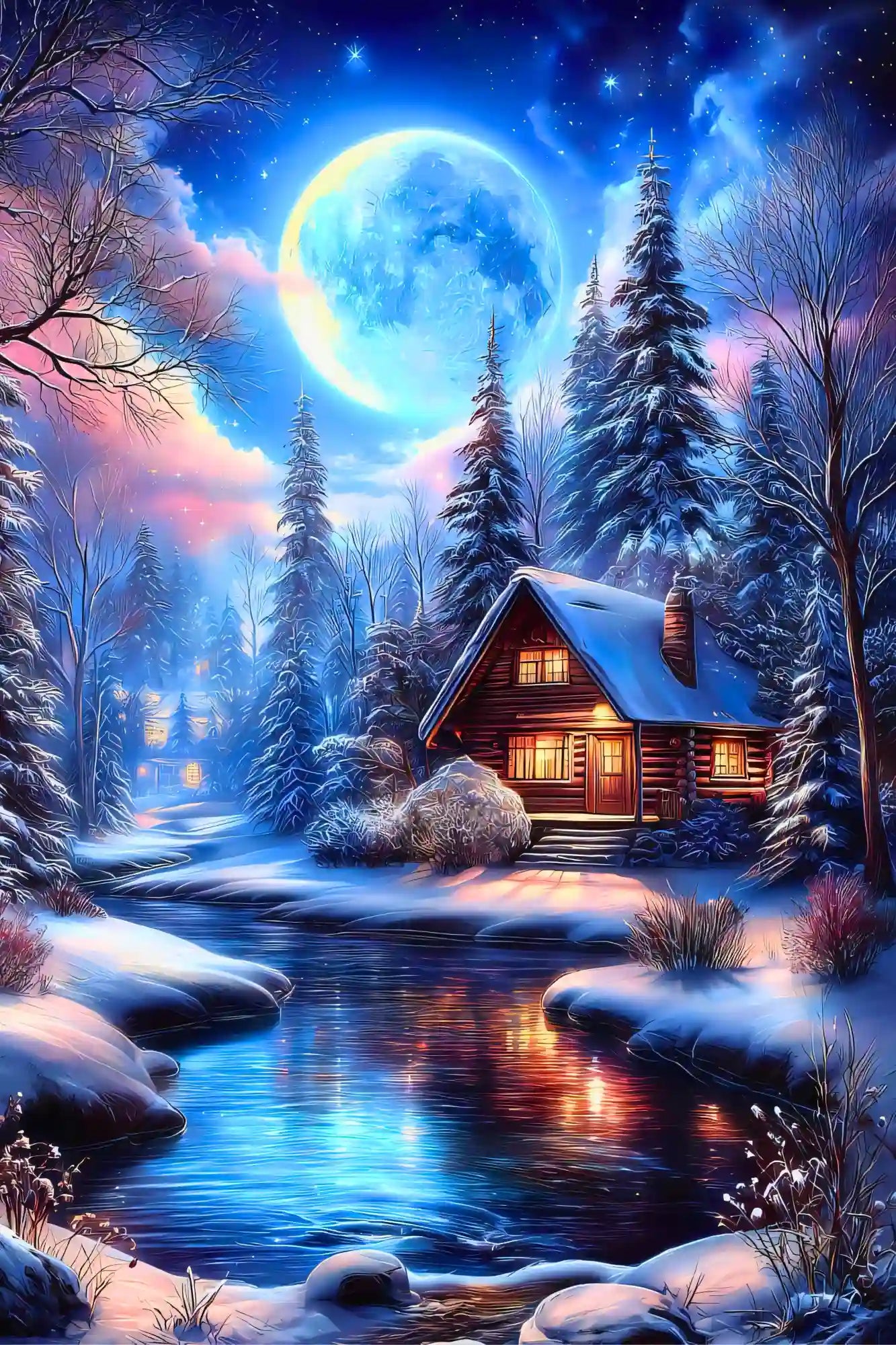 Diamond Painting – Refuge in the Silver Light "Limited Edition"