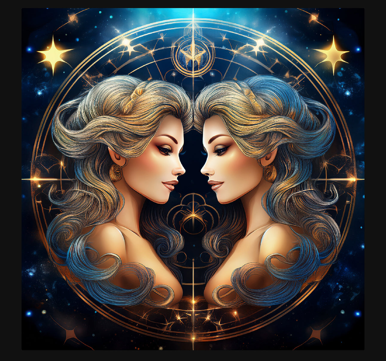Diamond Painting - Gemini Zodiac "Limited Edition"