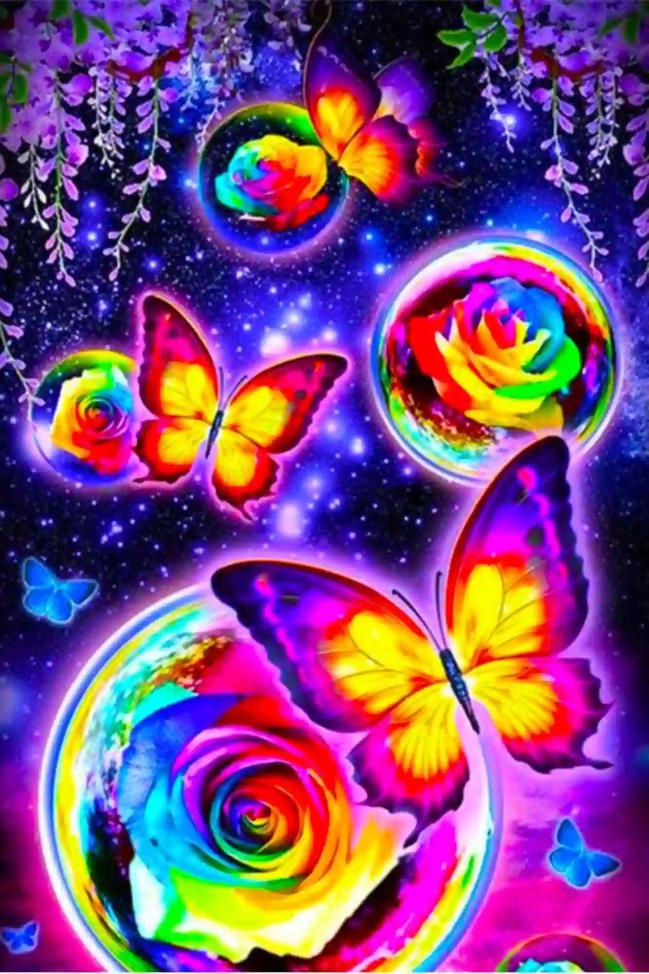 Diamond Painting AB Special – Butterfly Dance in Moonlight