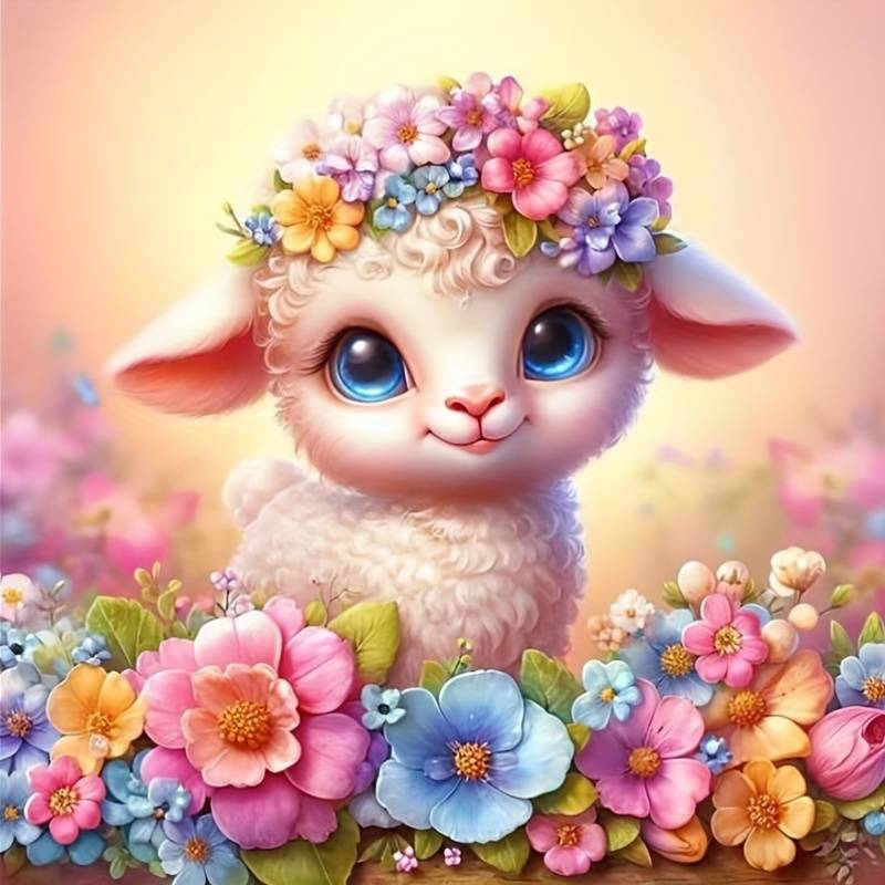 Diamond Painting - Easter Lamb Lupina