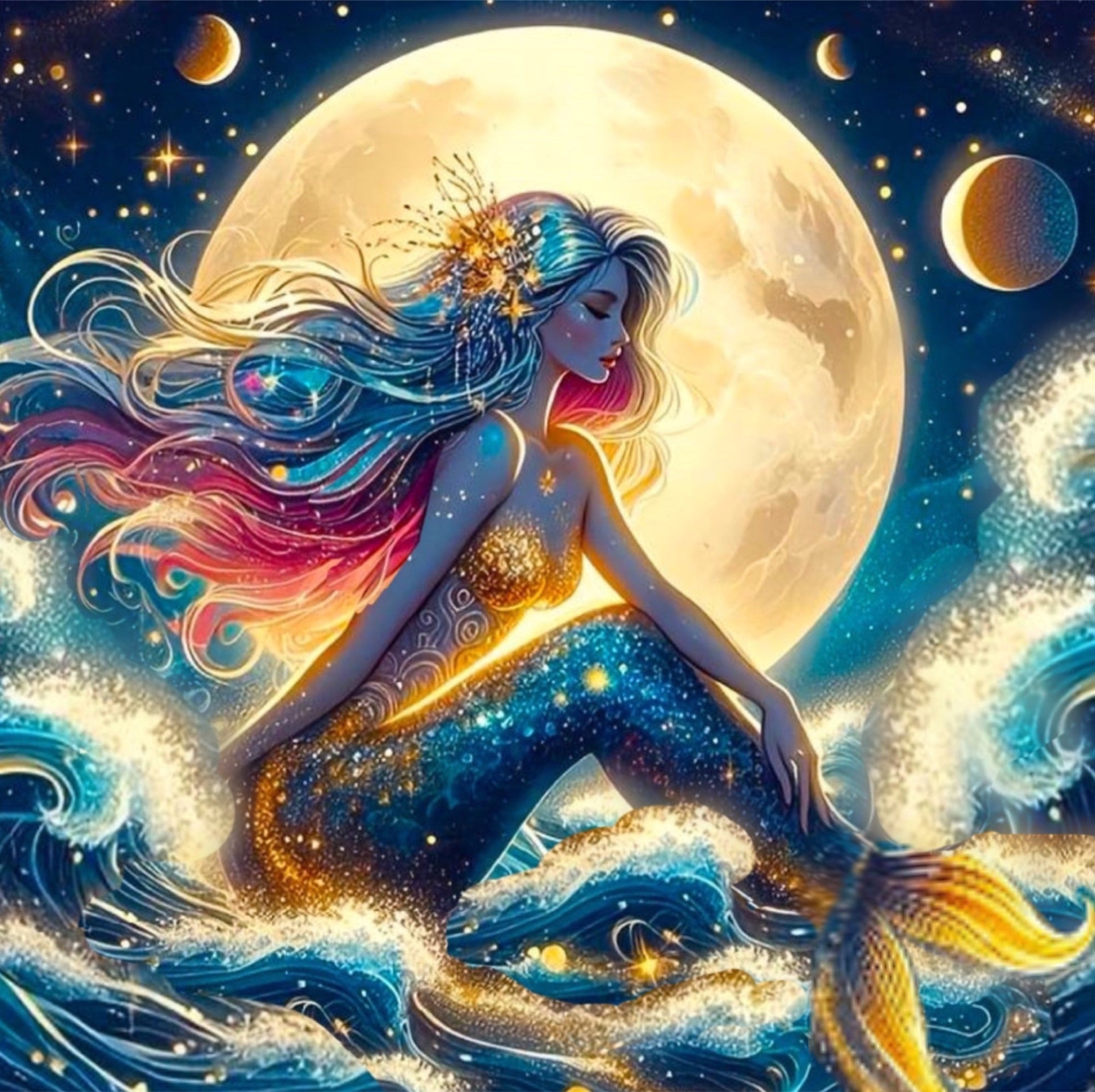 Mermaid in the Starry Sky