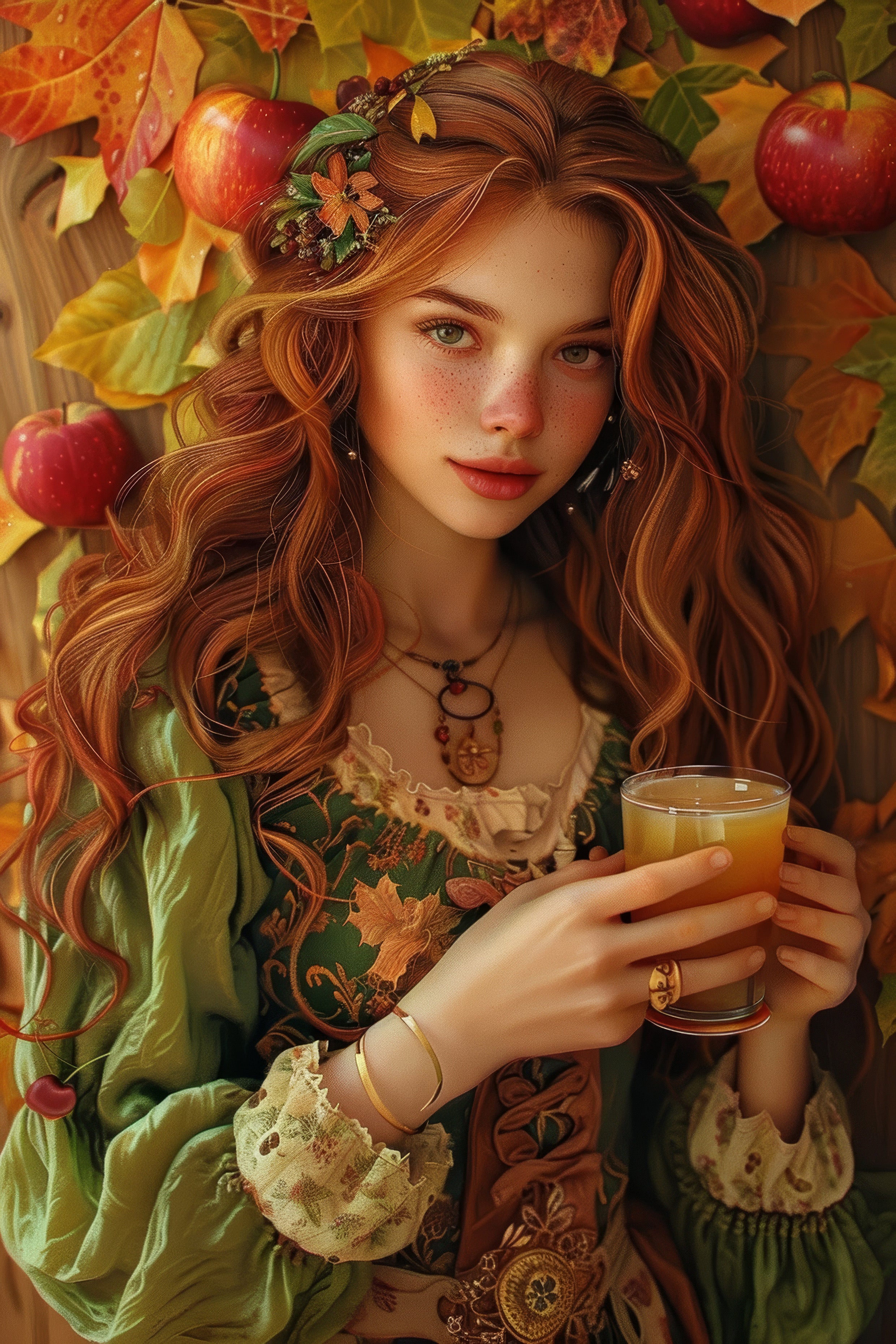 Diamond Painting Susen Pfifferling - Apple Girl Ruby