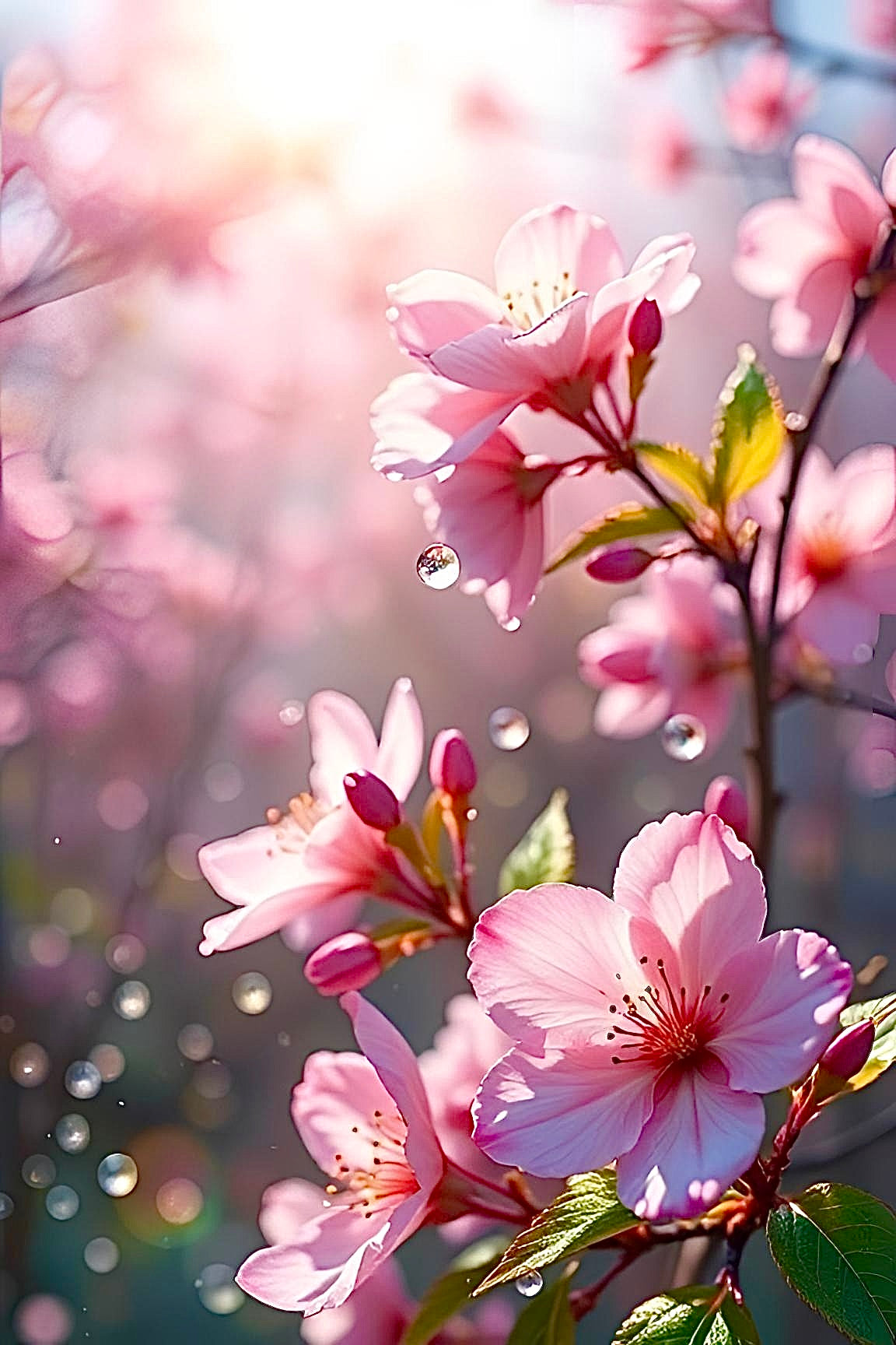 Diamond Painting - Delicate Cherry Blossoms