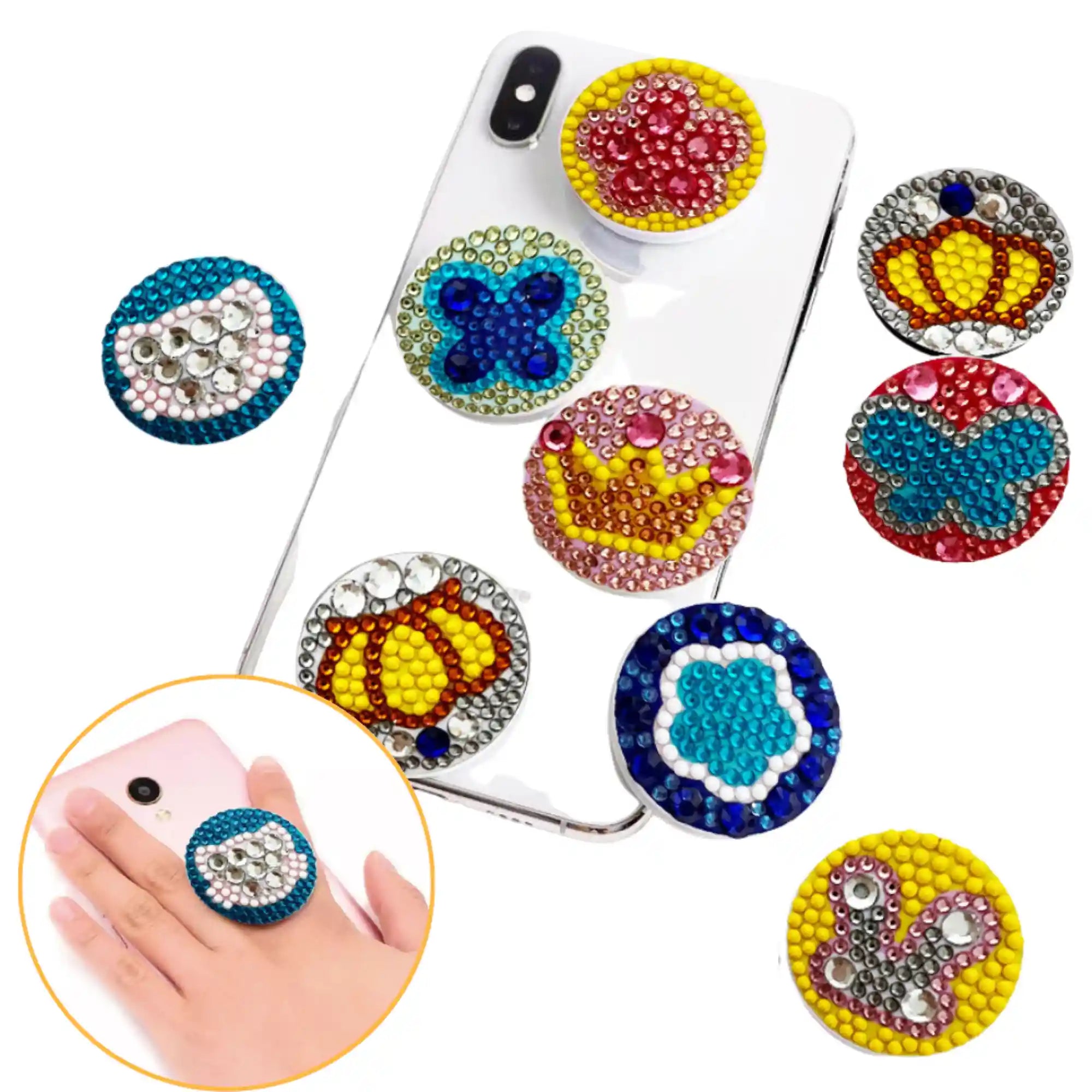 Diamond Painting Pop Grip for Smartphone