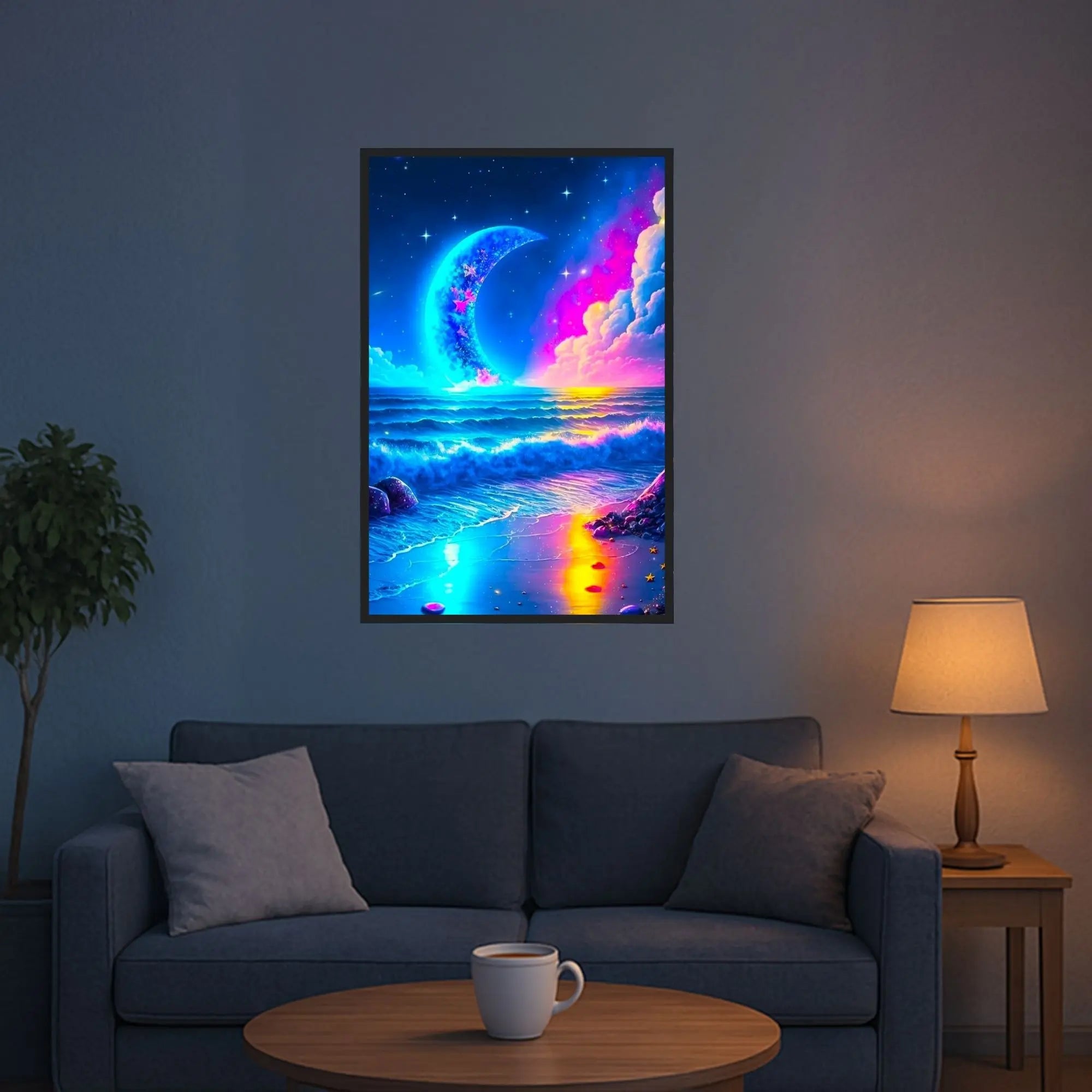 Diamond Painting AB Special – Beach in the Moonlight