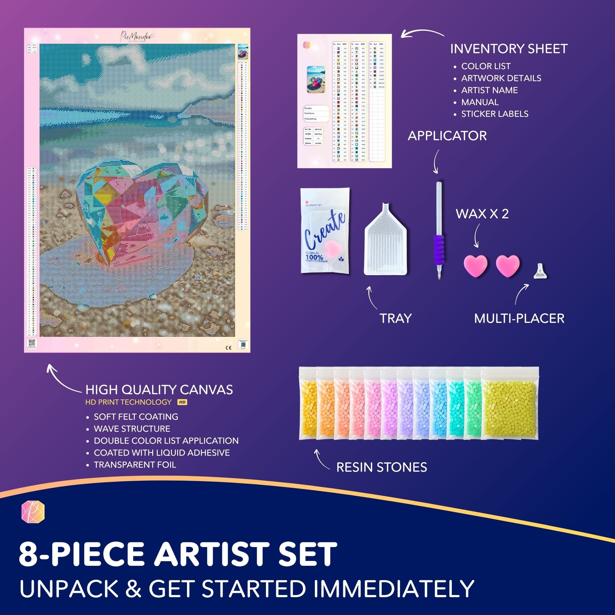 Diamond Painting - Crystal Heart