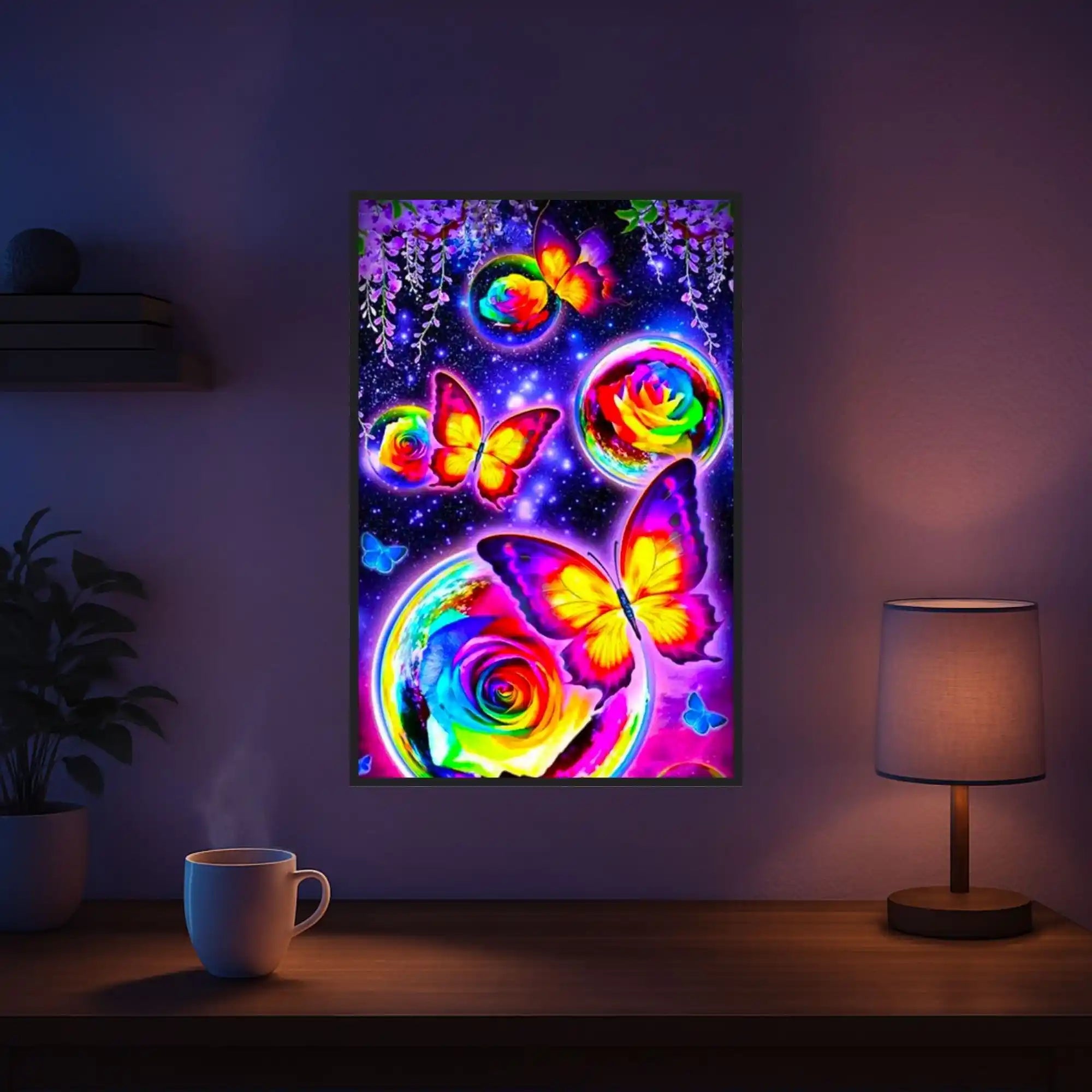 Diamond Painting AB Special – Butterfly Dance in Moonlight