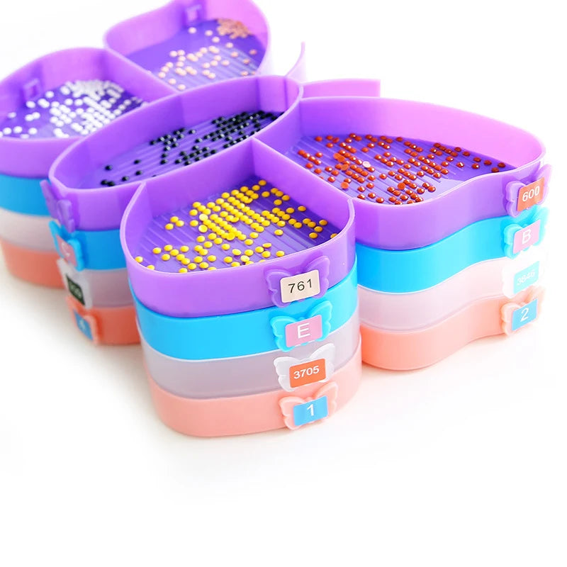 Diamond Painting Butterfly Tray Set