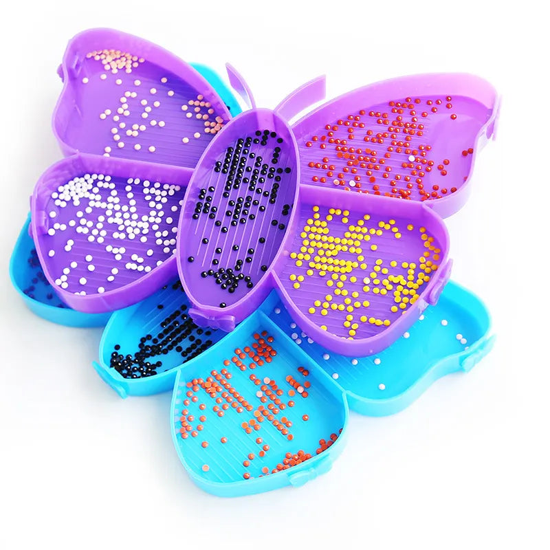 Diamond Painting Butterfly Tray Set