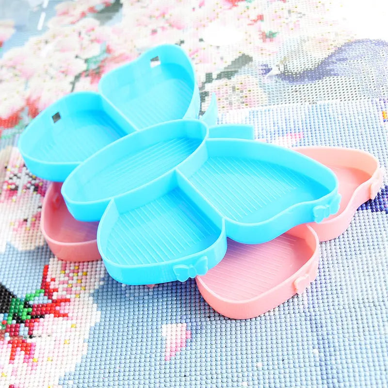 Diamond Painting Butterfly Tray Set