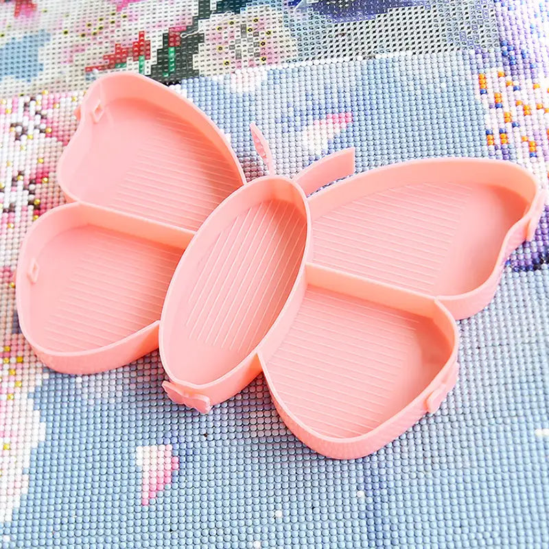 Diamond Painting Butterfly Tray Set